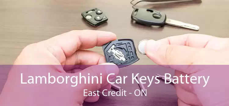 Lamborghini Car Keys Battery East Credit - ON