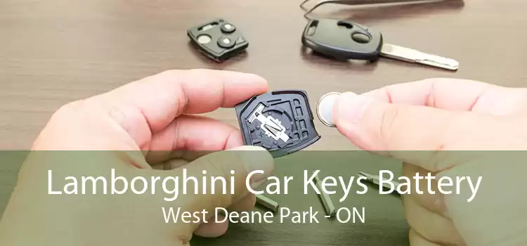 Lamborghini Car Keys Battery West Deane Park - ON