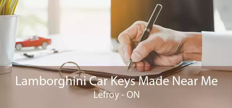 Lamborghini Car Keys Made Near Me Lefroy - ON