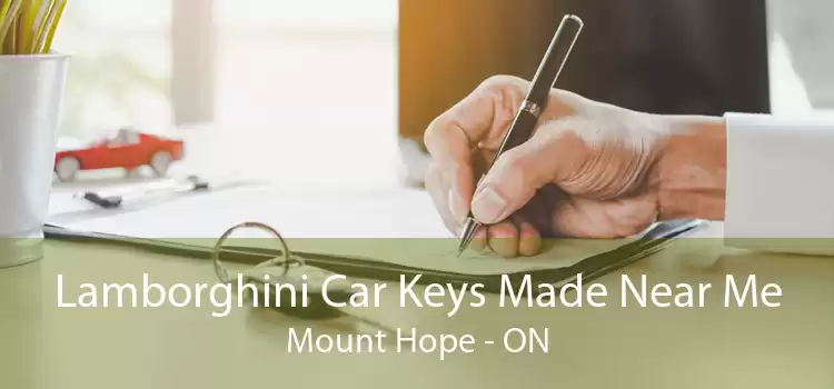 Lamborghini Car Keys Made Near Me Mount Hope - ON
