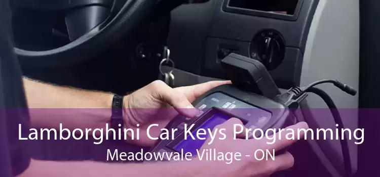 Lamborghini Car Keys Programming Meadowvale Village - ON