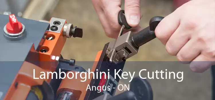 Lamborghini Key Cutting Angus - ON