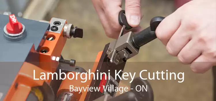 Lamborghini Key Cutting Bayview Village - ON