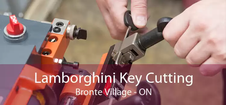 Lamborghini Key Cutting Bronte Village - ON