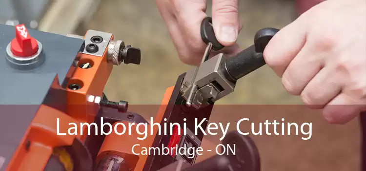 Lamborghini Key Cutting Cambridge - ON