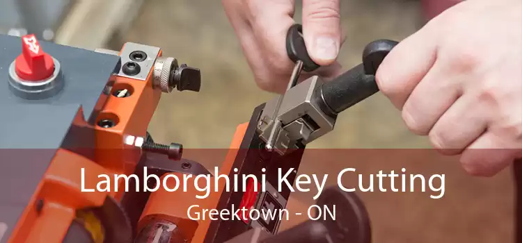 Lamborghini Key Cutting Greektown - ON