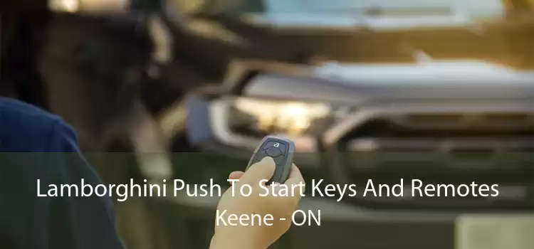 Lamborghini Push To Start Keys And Remotes Keene - ON