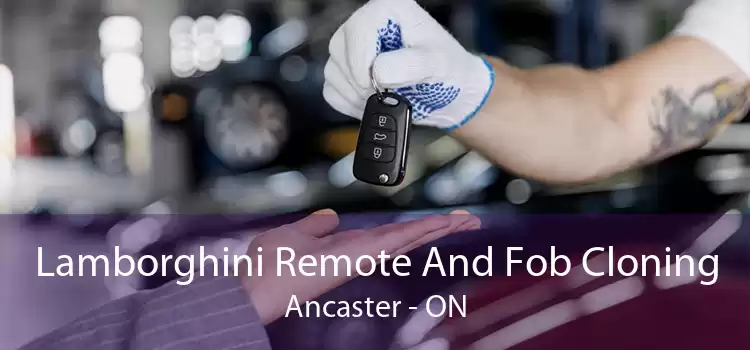 Lamborghini Remote And Fob Cloning Ancaster - ON