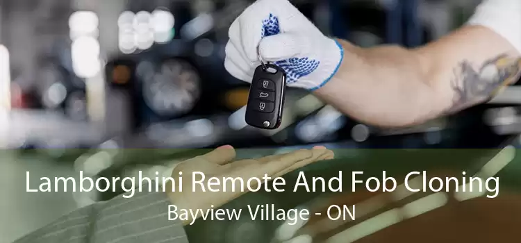 Lamborghini Remote And Fob Cloning Bayview Village - ON
