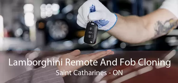 Lamborghini Remote And Fob Cloning Saint Catharines - ON