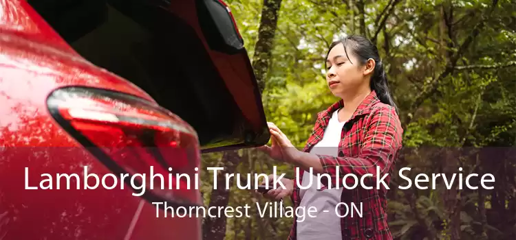 Lamborghini Trunk Unlock Service Thorncrest Village - ON