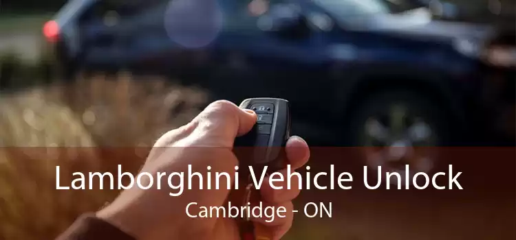 Lamborghini Vehicle Unlock Cambridge - ON