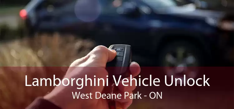 Lamborghini Vehicle Unlock West Deane Park - ON