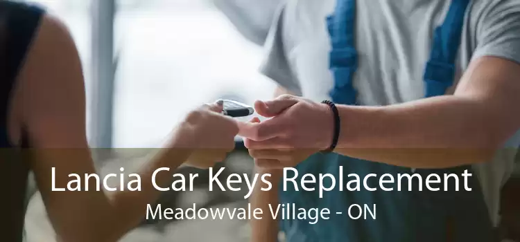 Lancia Car Keys Replacement Meadowvale Village - ON