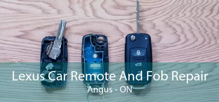 Lexus Car Remote And Fob Repair Angus - ON