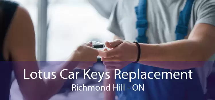 Lotus Car Keys Replacement Richmond Hill - ON