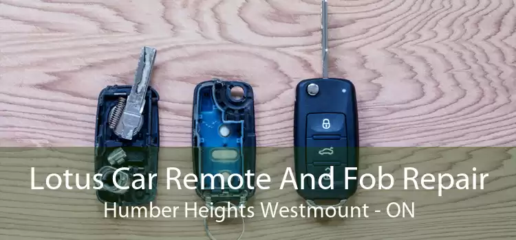 Lotus Car Remote And Fob Repair Humber Heights Westmount - ON