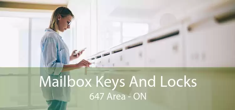 Mailbox Keys And Locks 647 Area - ON