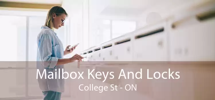Mailbox Keys And Locks College St - ON