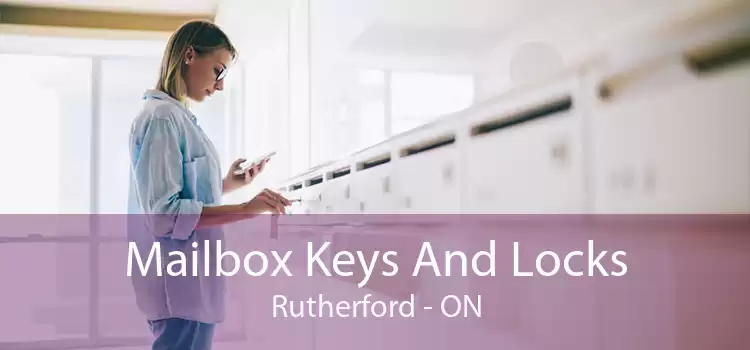 Mailbox Keys And Locks Rutherford - ON