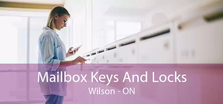 Mailbox Keys And Locks Wilson - ON