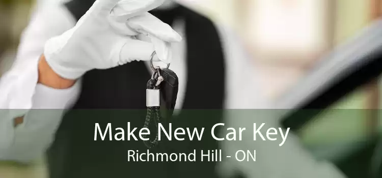 Make New Car Key Richmond Hill - ON
