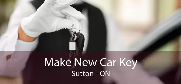 Make New Car Key Sutton - ON
