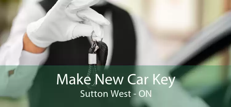 Make New Car Key Sutton West - ON