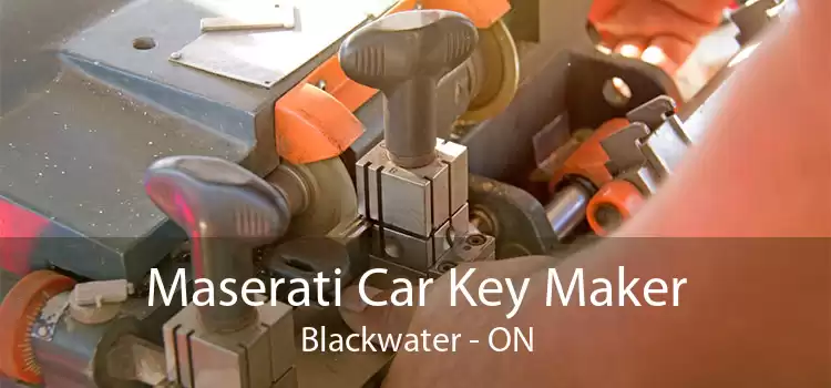 Maserati Car Key Maker Blackwater - ON
