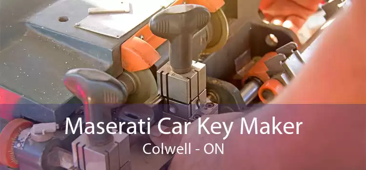 Maserati Car Key Maker Colwell - ON