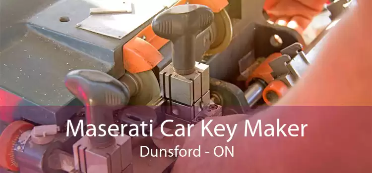 Maserati Car Key Maker Dunsford - ON