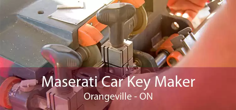 Maserati Car Key Maker Orangeville - ON