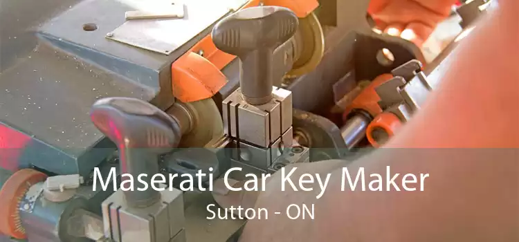 Maserati Car Key Maker Sutton - ON