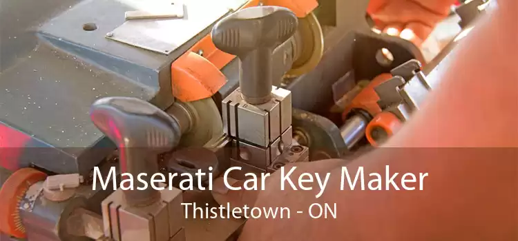 Maserati Car Key Maker Thistletown - ON
