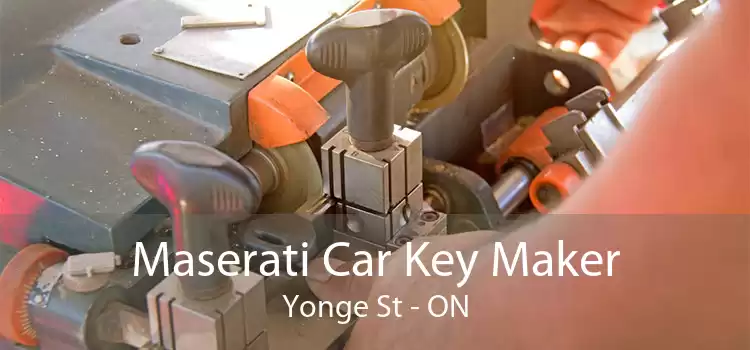 Maserati Car Key Maker Yonge St - ON