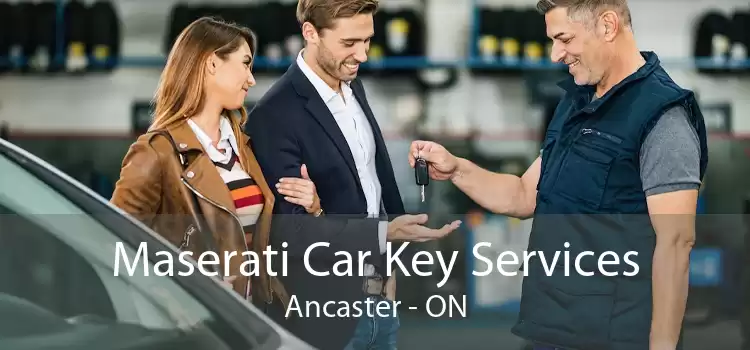 Maserati Car Key Services Ancaster - ON