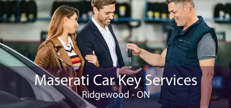 Maserati Car Key Services Ridgewood - ON