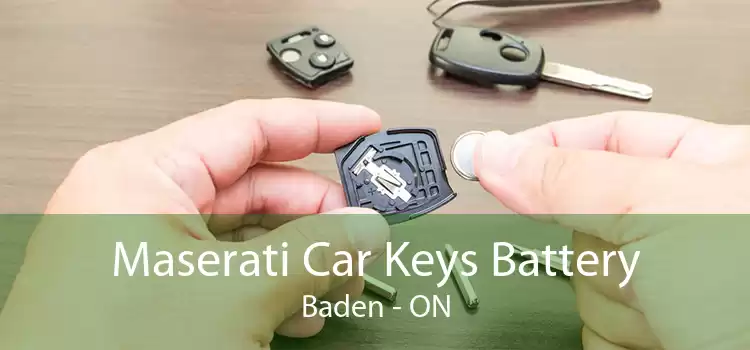 Maserati Car Keys Battery Baden - ON