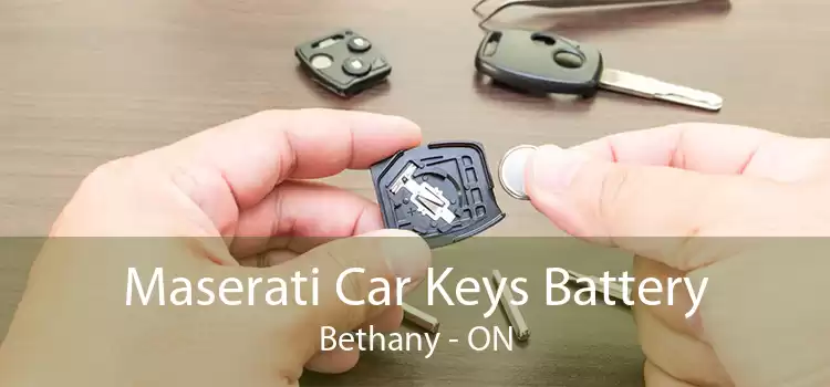 Maserati Car Keys Battery Bethany - ON