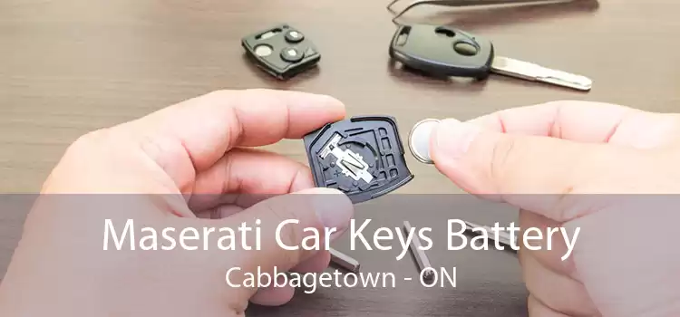 Maserati Car Keys Battery Cabbagetown - ON