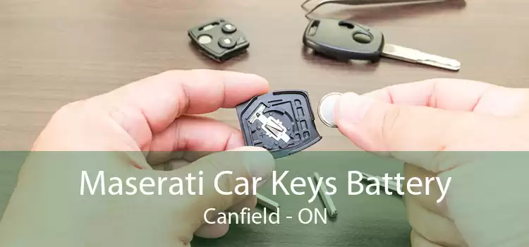 Maserati Car Keys Battery Canfield - ON
