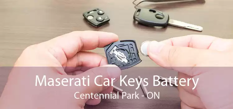 Maserati Car Keys Battery Centennial Park - ON