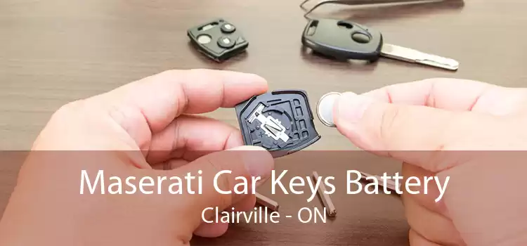 Maserati Car Keys Battery Clairville - ON