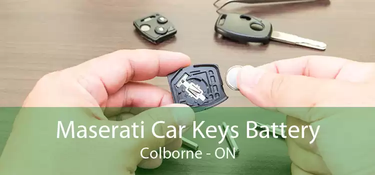Maserati Car Keys Battery Colborne - ON