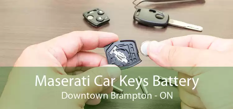 Maserati Car Keys Battery Downtown Brampton - ON