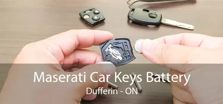 Maserati Car Keys Battery Dufferin - ON