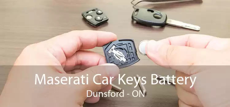 Maserati Car Keys Battery Dunsford - ON