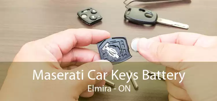 Maserati Car Keys Battery Elmira - ON