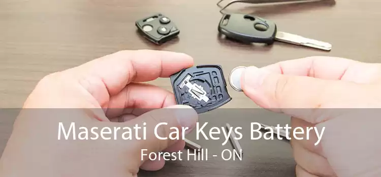 Maserati Car Keys Battery Forest Hill - ON