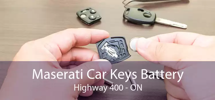 Maserati Car Keys Battery Highway 400 - ON